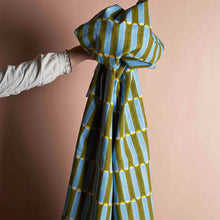 Load image into Gallery viewer, Luna 45cm Cushion - Khaki & Turquoise