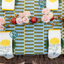 Load image into Gallery viewer, Luna 45cm Cushion - Khaki & Turquoise