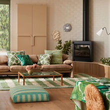 Load image into Gallery viewer, Flannel Flower Khaki 60cm Cushion