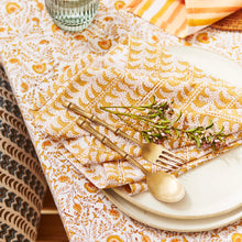 Load image into Gallery viewer, Luxor Saffron Cotton Napkins