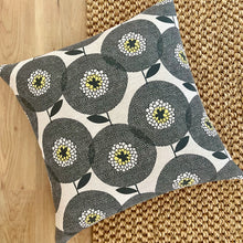 Load image into Gallery viewer, Flower Fields 45cm Cushion - Penny Black