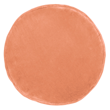 Load image into Gallery viewer, Rose Velvet Penny Round Cushion
