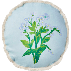 Forget Me Not Blue Round 50cm Cushion