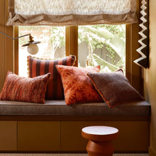 Load image into Gallery viewer, Bold Stripe Hazelnut 60cm Cushion
