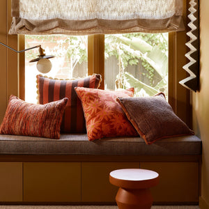 Bold Stripe Hazelnut 60cm Cushion