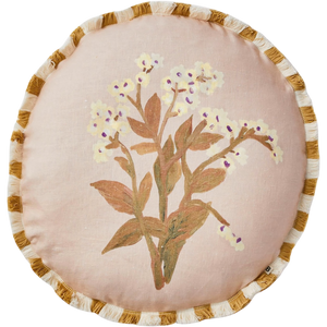 Forget Me Not Caramel Round 50cm Cushion