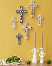 Load image into Gallery viewer, Tulum Cross Large Green Palm
