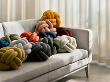 Load image into Gallery viewer, Grey Knot Cushion

