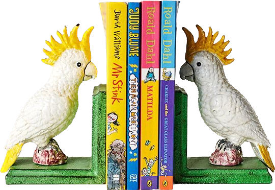 Cockatoo bookends online