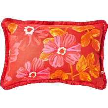 Load image into Gallery viewer, Rosetta Red 60x40cm Cushion
