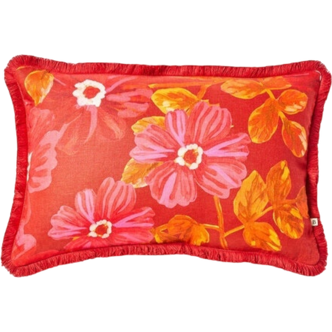 Rosetta Red 60x40cm Cushion