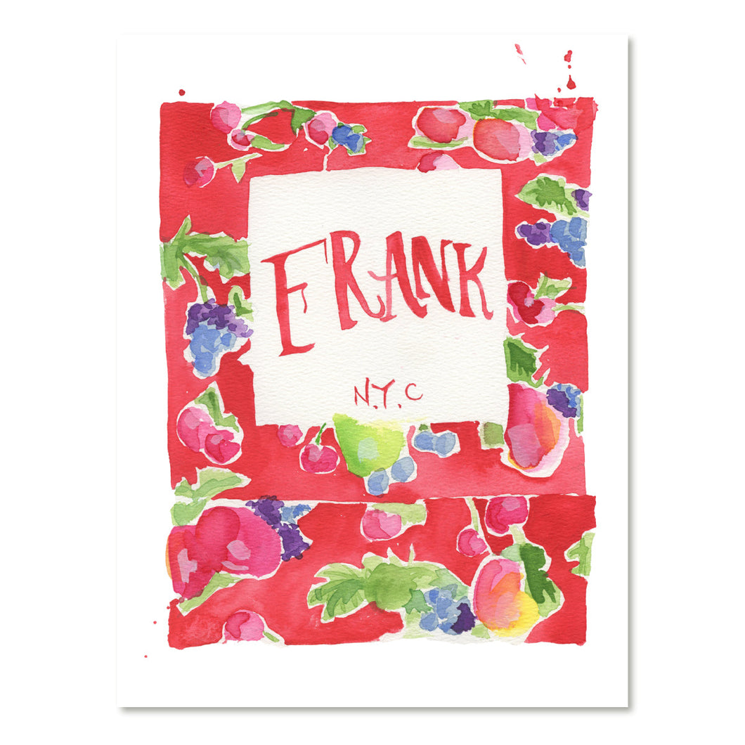Frank NYC Matchbook - Art Print