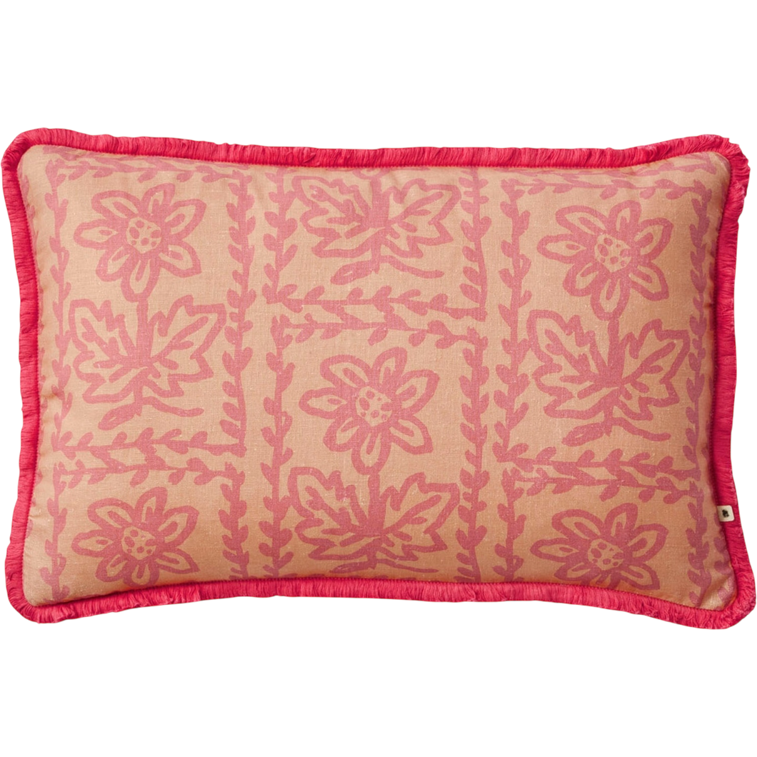 Daisy Peach 60 x 40cm Cushion