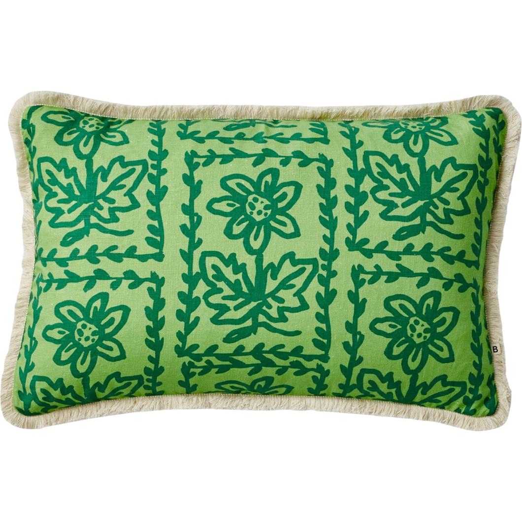 Daisy Verde 60 x 40cm Cushion