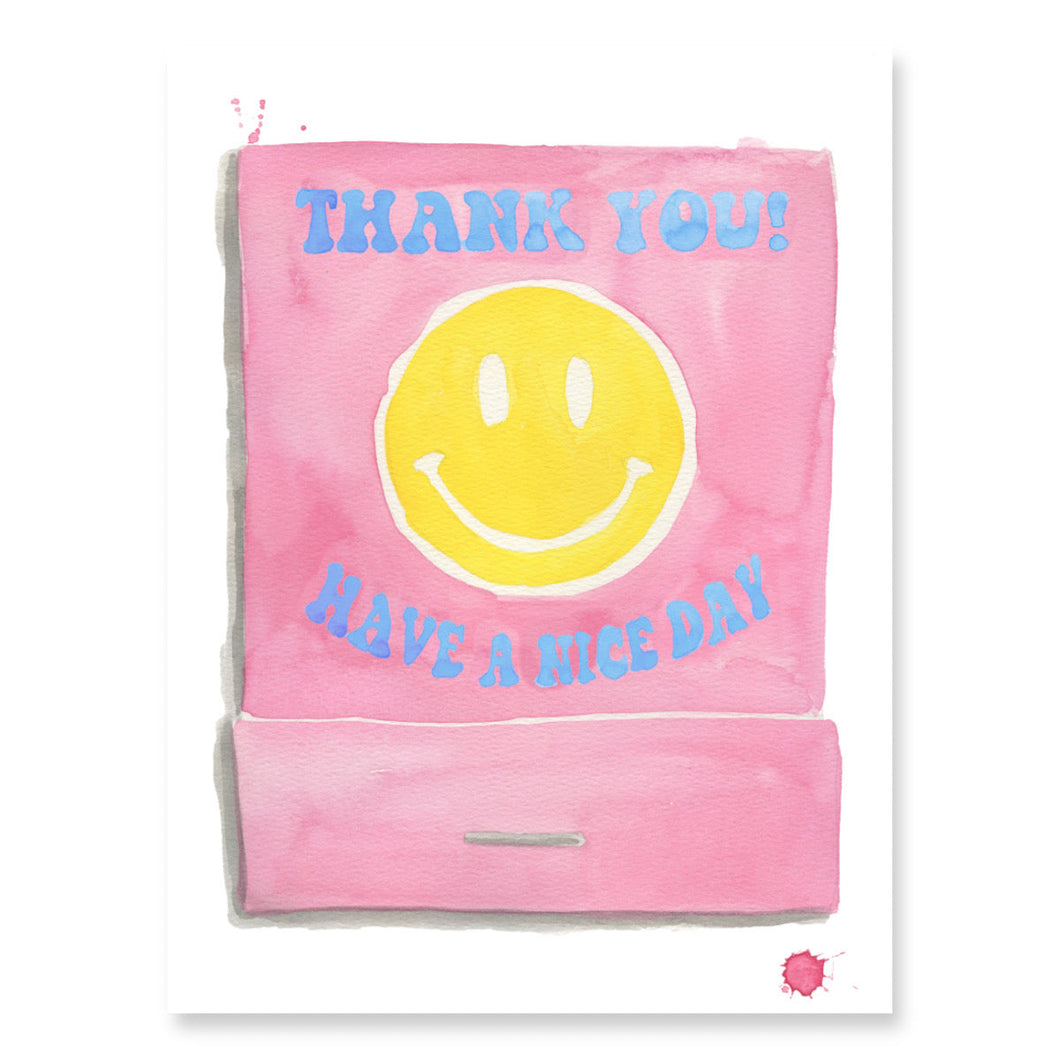 Thank You Matchbook - Art Print