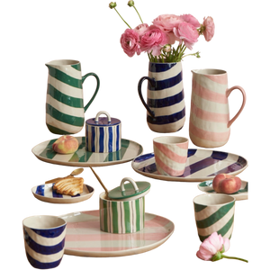 Cabana Stripe Tumbler Pink