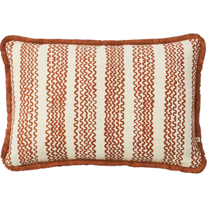 Mini Wave Cocoa 60 x 40cm Cushion