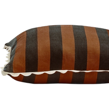 Load image into Gallery viewer, Bold Stripe Hazelnut 60cm Cushion
