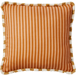 Pinstripe Nutmeg 50cm Cushion