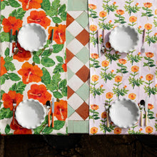 Load image into Gallery viewer, Petite Lani Floral Pink Table Runner
