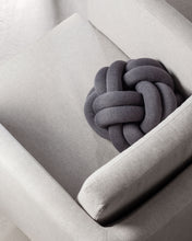 Load image into Gallery viewer, Grey Knot Cushion
