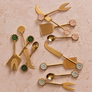 Petal Emerald Cheese Knife Set