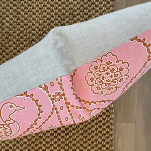 Anna Spiro Kaka Duck 60x40cm Cushion - Pink / Pumpkin