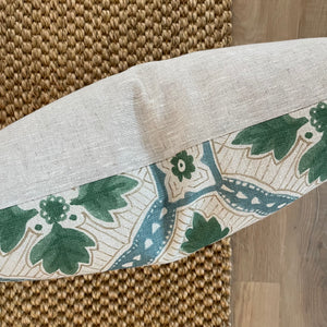Anna Spiro Caroma 55x35cm Cushion - Green, Taupe and Turquoise