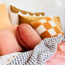 Load image into Gallery viewer, Clay Velvet Penny Round Cushion
