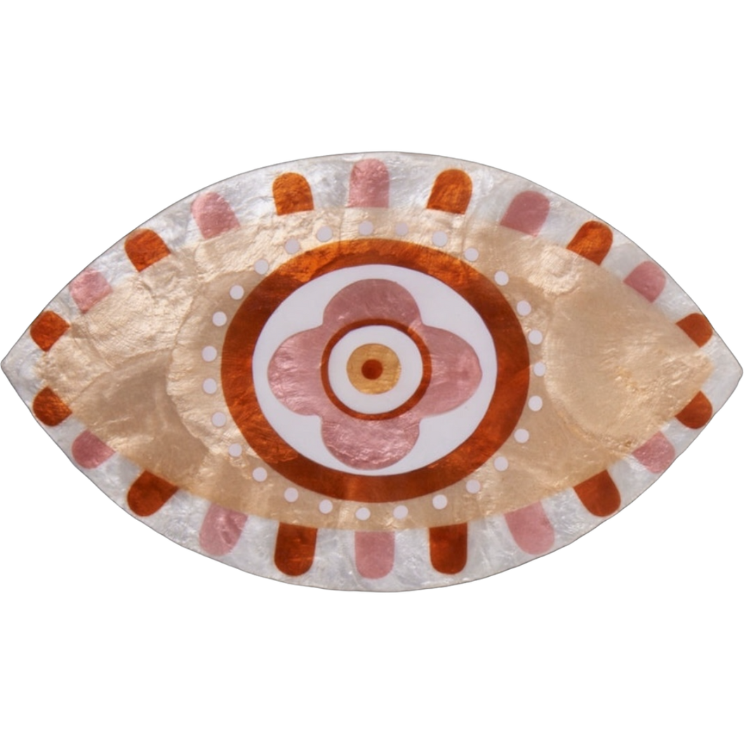 Iris Terracotta Wall Art