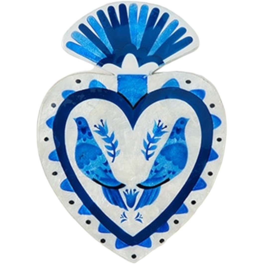 Pajaro Heart Blue