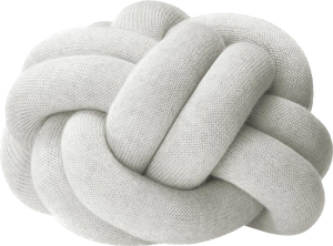 Light Grey Knot Cushion