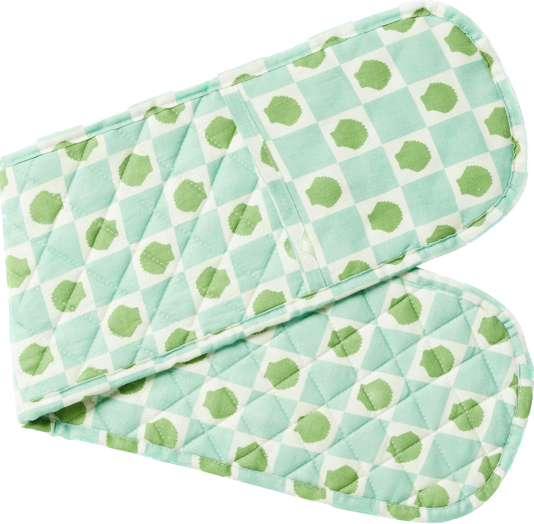 Shell Check Mint Long Pot Holder