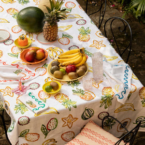 Mixed Surf Embroidered Linen Napkins - Set of 6