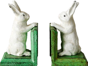 Rabbit Bookends