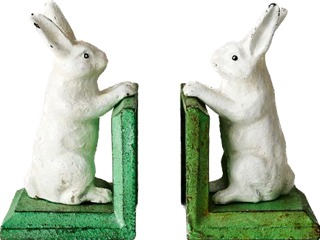 Rabbit Bookends