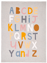 Load image into Gallery viewer, Alphabet Baby Knit Throw
