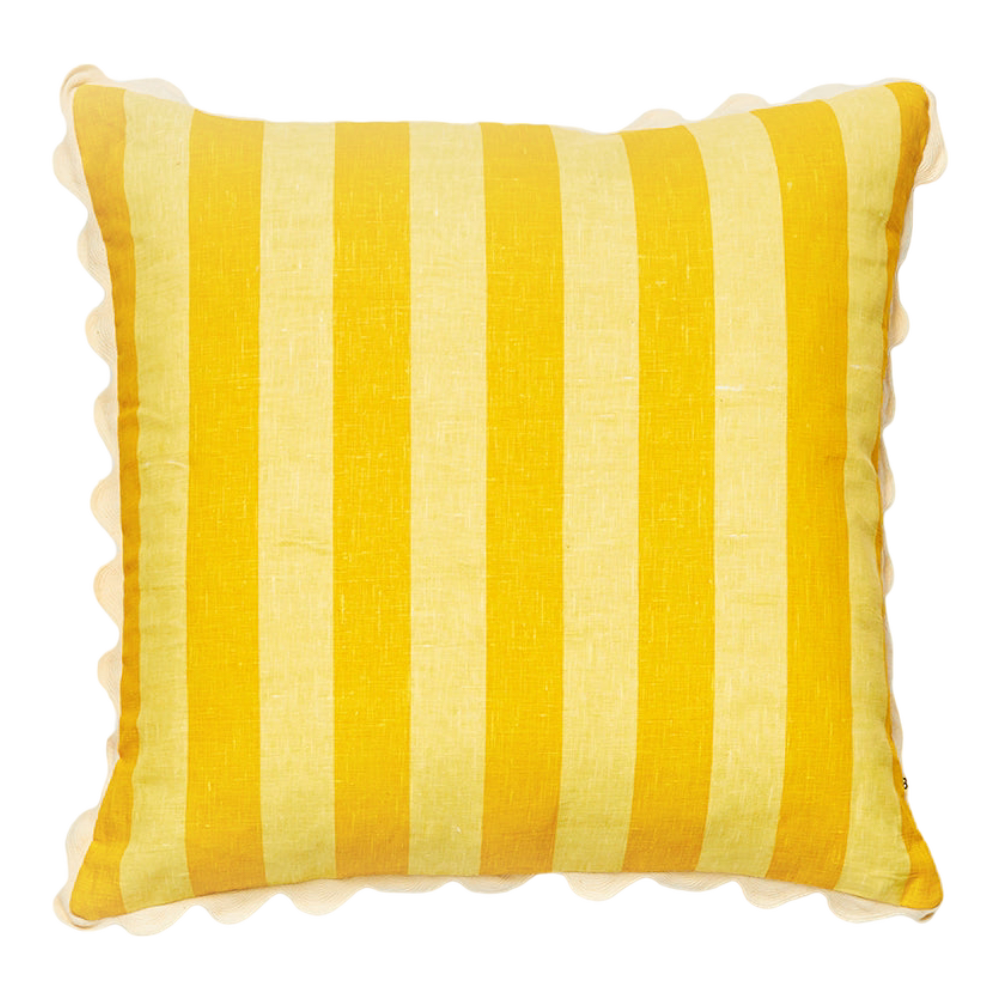 Stripe Yellow 60cm Cushion