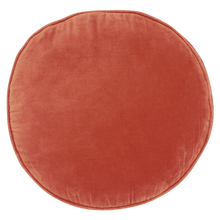 Load image into Gallery viewer, Clay Velvet Penny Round Cushion
