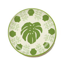 Load image into Gallery viewer, Monstera Green Plate
