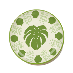 Monstera Green Plate