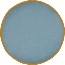 Load image into Gallery viewer, Dusty Blue Knit Penny Round Cushion
